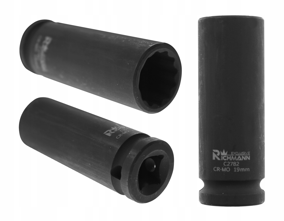 Nasadka Udarowa Długa 12-KĄTNA Metryczna Stal Cr-mo 24MM Richmann C2787