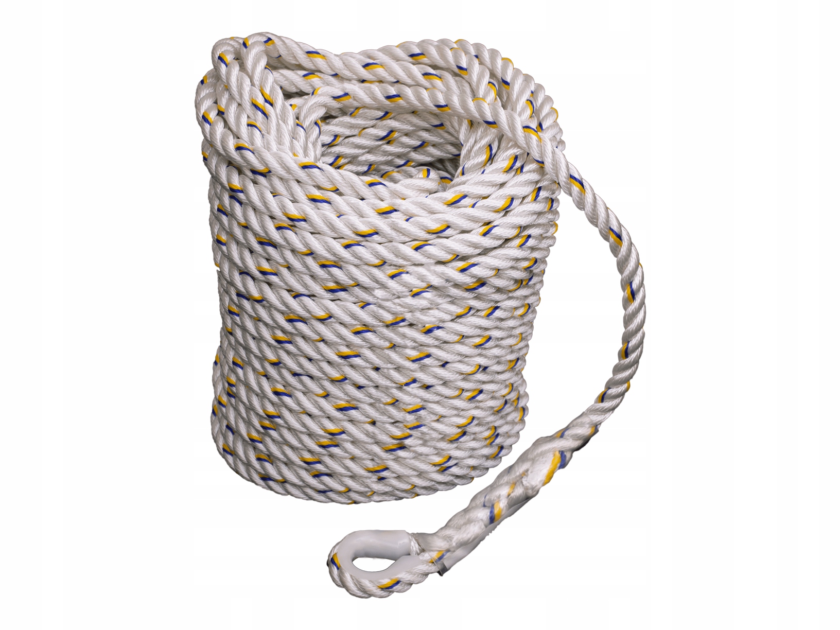 Silné polyamidové zajišťovací lano Cobra 14 mm 20 m Irudek karabina 26kN