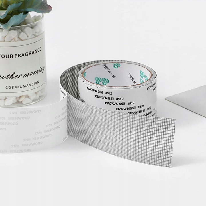 WODOODPORNA SAMOPRZYLEPNA TAŚMA NAPRAWCZA MOSKITIERY PRZEICWKO OWADOM 180cm Marka 1Control