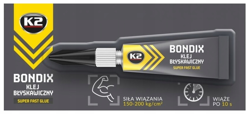 

Klej Glue 3g Bezbarwny Ekspresowy K2