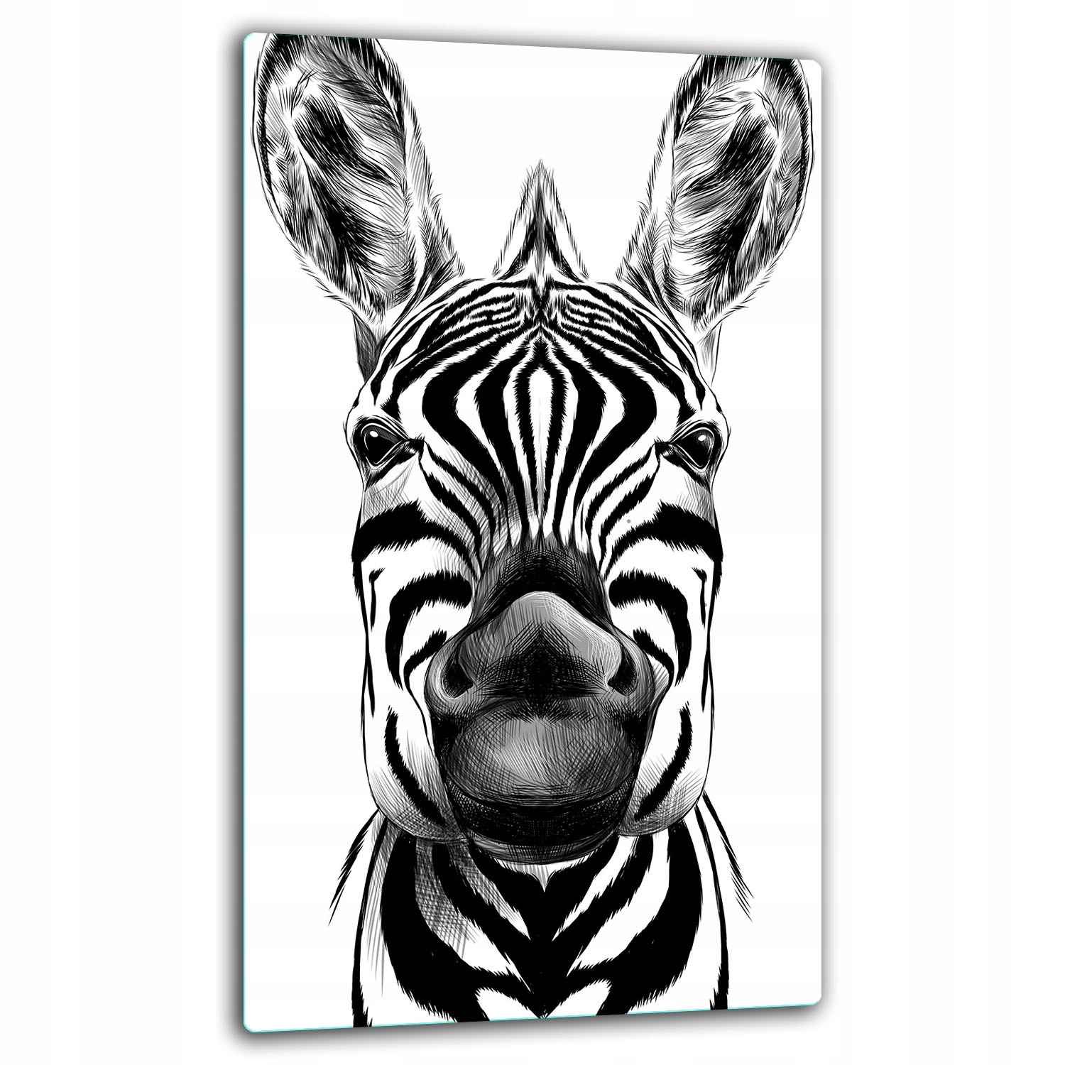 7v1 Skleněná Ochranná Deska Na Indukci 30x52 Zebra