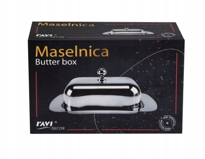 Maselniczka stal nierdzewna połysk błyszcząca Kolor chrom