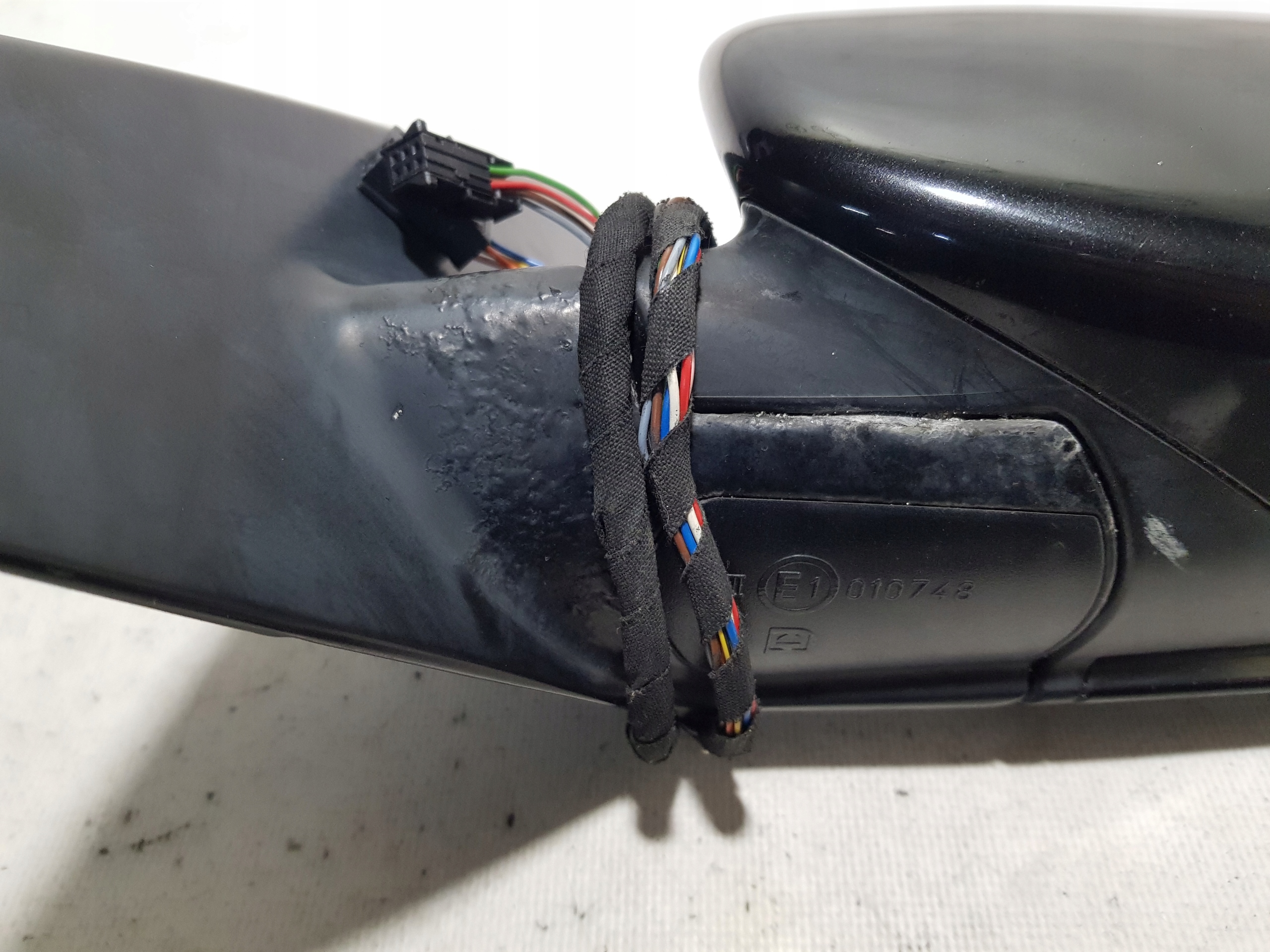 Spiegel links BMW E63 E64 9 PIN 475 BLACK SAPPHIRE