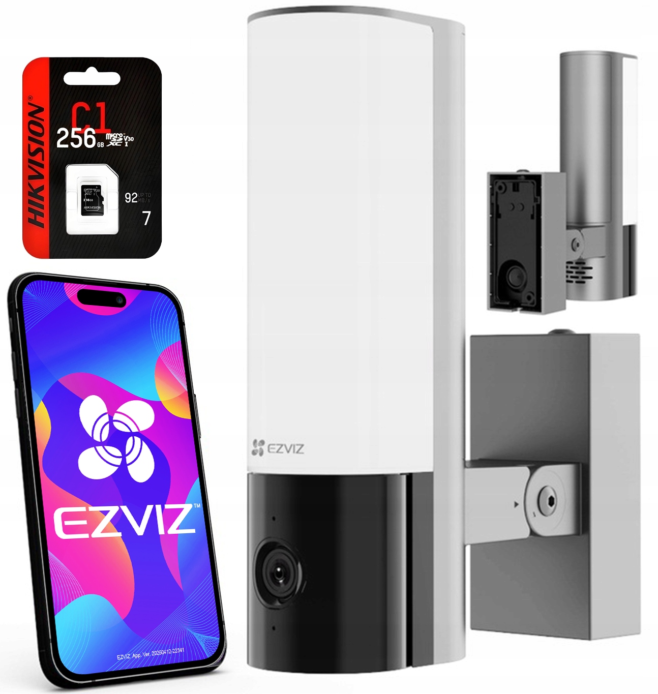 WiFi nástenná kamera Ezviz EL3 s Led lampou Sd karta 256 Gb