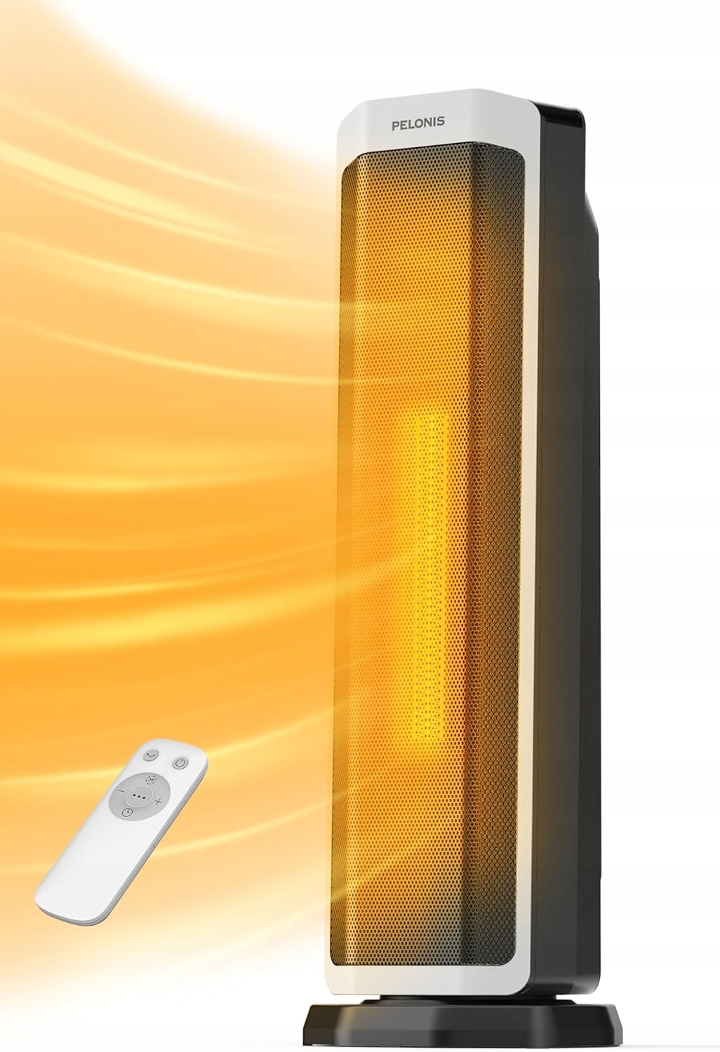 Pelonis elektrický ohřívač pro přívod vzduchu do místností 2 v 1 2000 W s dálkovým ovládáním