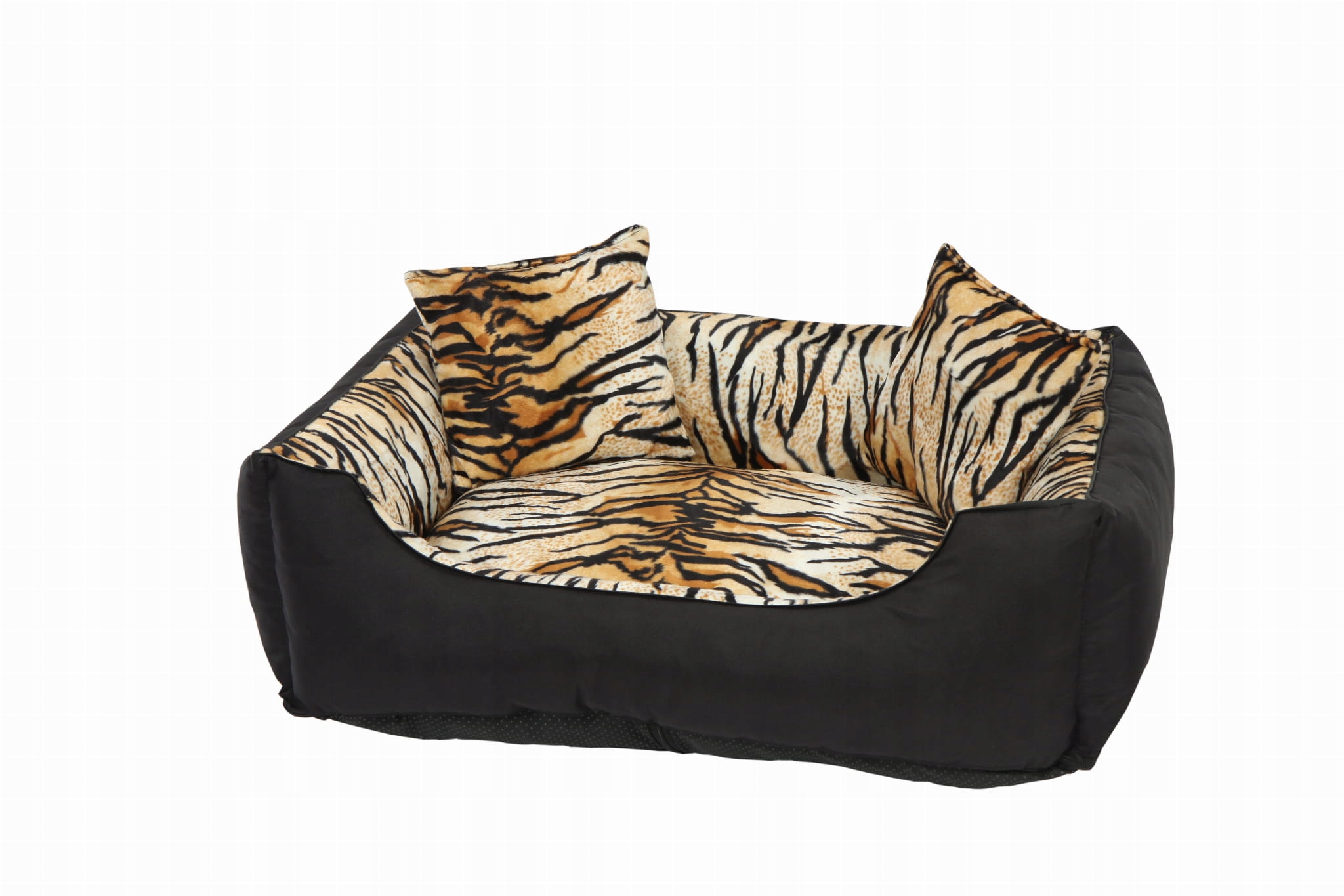 Levně Elegantní pelíšek pro kočky Glamour Velur Tygří vzor, 55 x 75 cm
