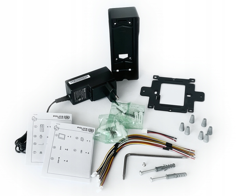 Wideodomofon domofon jednorodzinny Policetech VDA02-KIT 7" Marka inna