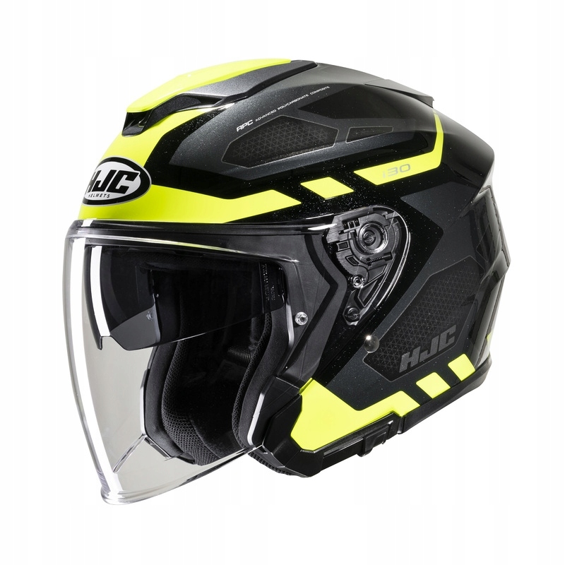 Motocyklová Prilba Hjc I30 Aton Black Yellow S (s)