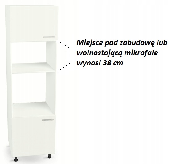 Słupek pod Piekarnik-Mikrofalę WENGE 210/60/62 Marka DG MEBLE