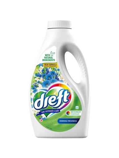2x Tekutý prací prostředek Dreft Morning Freshness 24 praní 1,2 l