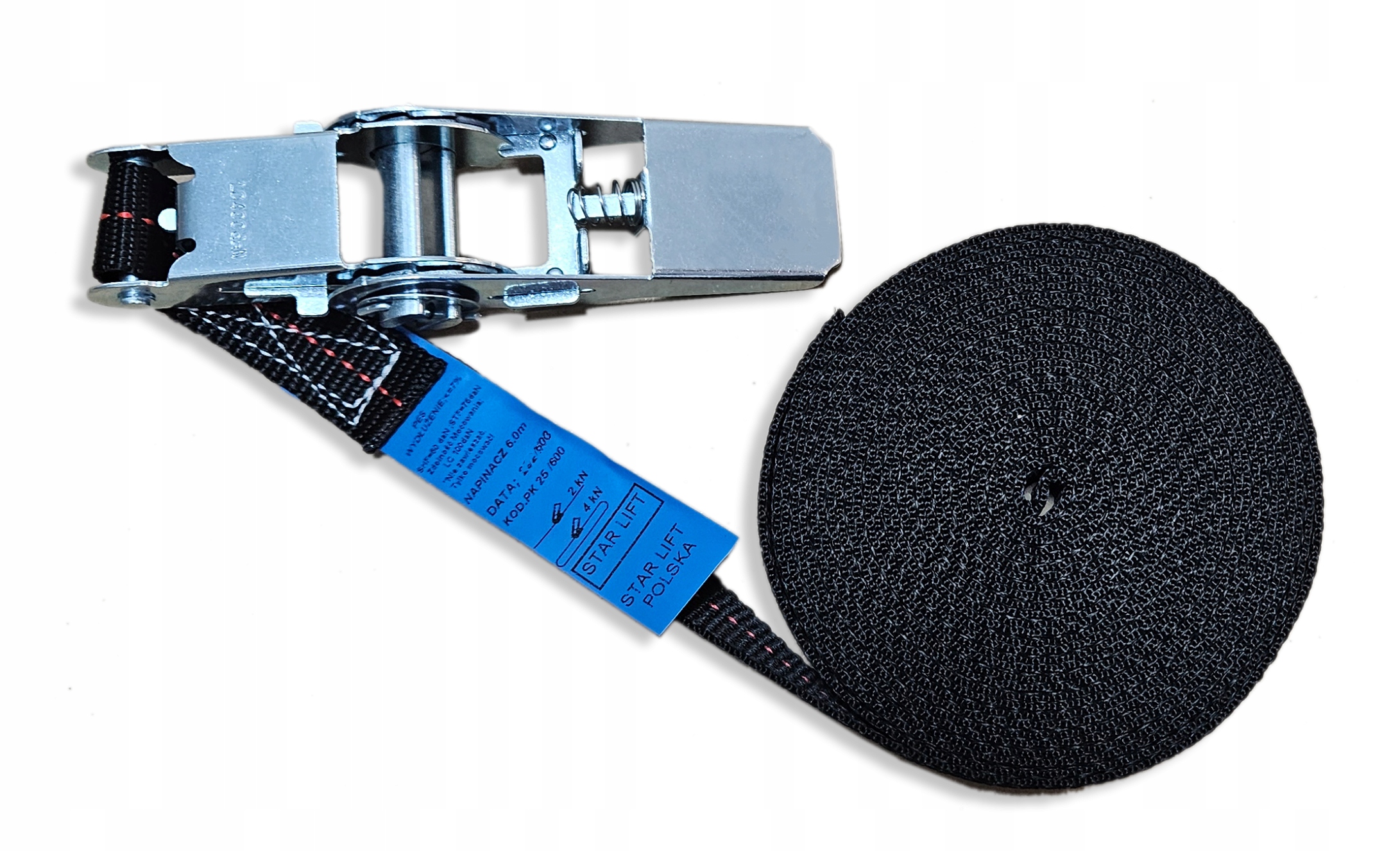 Pasy Transportowe Opas Z Napinaczem o długości 2m i szerokości 25mm 1 Tona