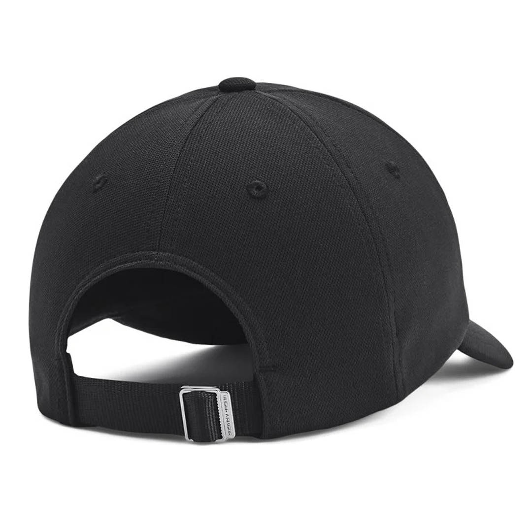 Czapka z daszkie damska Under Armour Blitzing 1376705 Czarna r. UNIWERSALNY Rozmiar uniwersalny