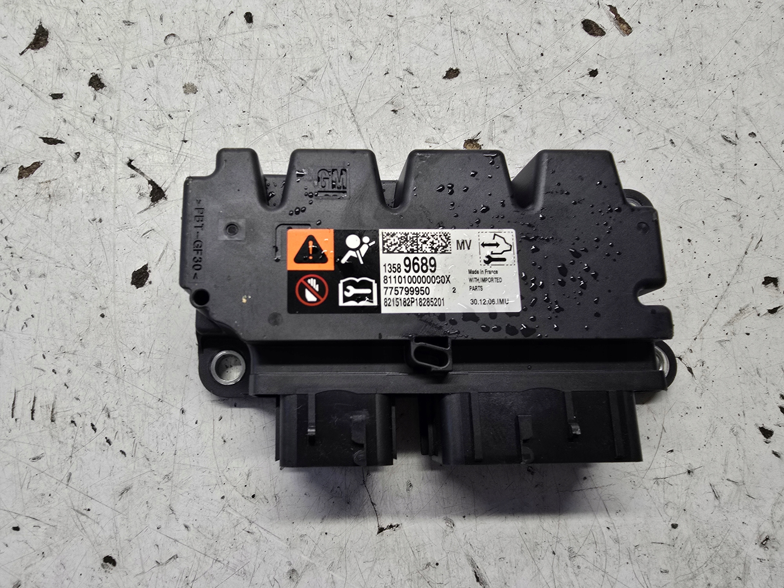 OPEL ZAFIRA C modulo Centralina airbag 13589689