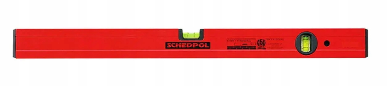 Poziomnica 120cm P/p Schedpol czerwona