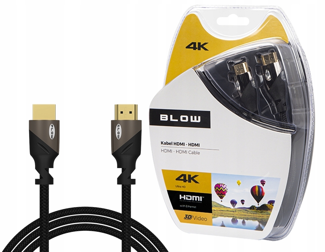 

Kabel Hdmi-hdmi Premium 1,5m Black 4K 2.0 Arc Hec