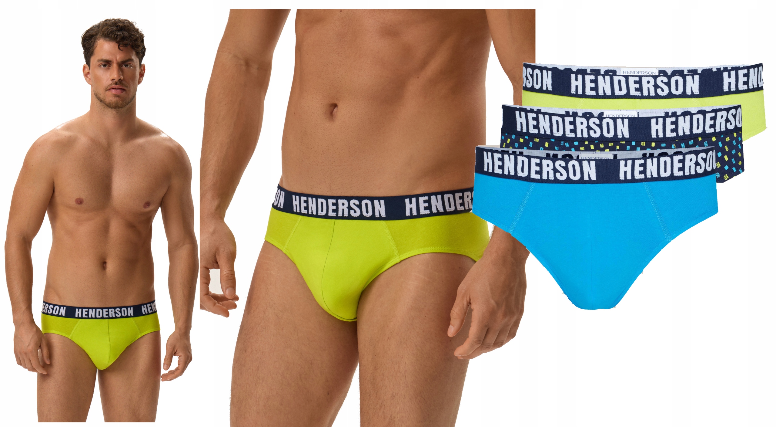 HENDERSON slipy majtki męskie CORE 3PAK JET 42454 *L HENDERSON slipy majtki męskie CORE 3PAK JET 42454 *L