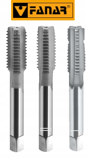 

Komplet gwintowników Inox Hsse M4 FANAR/3cz.