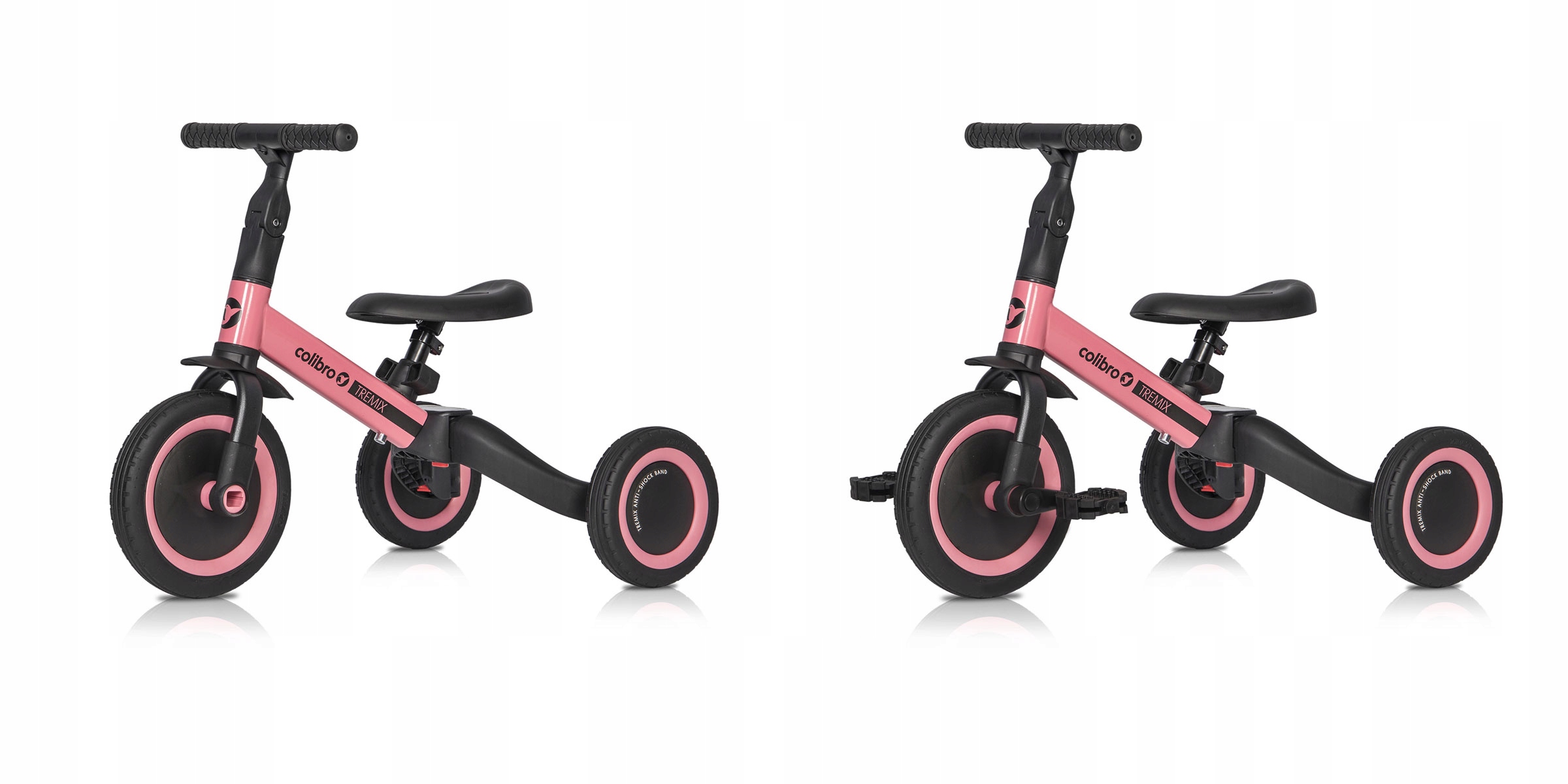 Rowerek TRÓJKOŁOWY jeździk TREMIX 4w1 POMYSŁ NA PREZENT DLA DZIECKA Wiek dziecka 12 m +