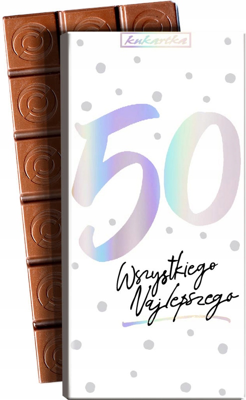 

Fantastyczna czekolada na pięćdziesiątkę 50 lat