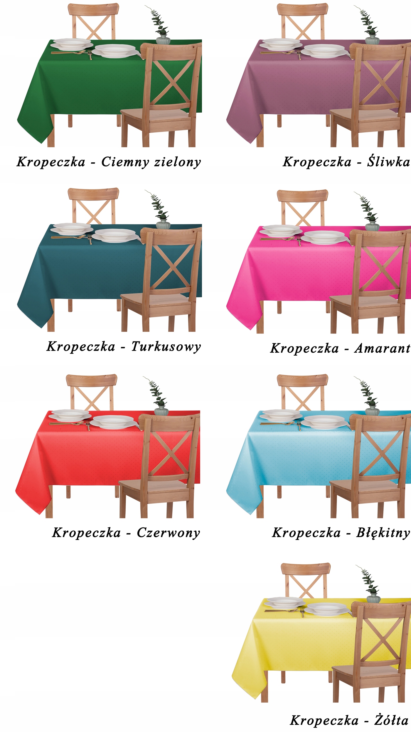 OBRUS PLAMOODPORNY 130X490 BIAŁY ECRU EKRI KOLORY Marka 123Obrusy