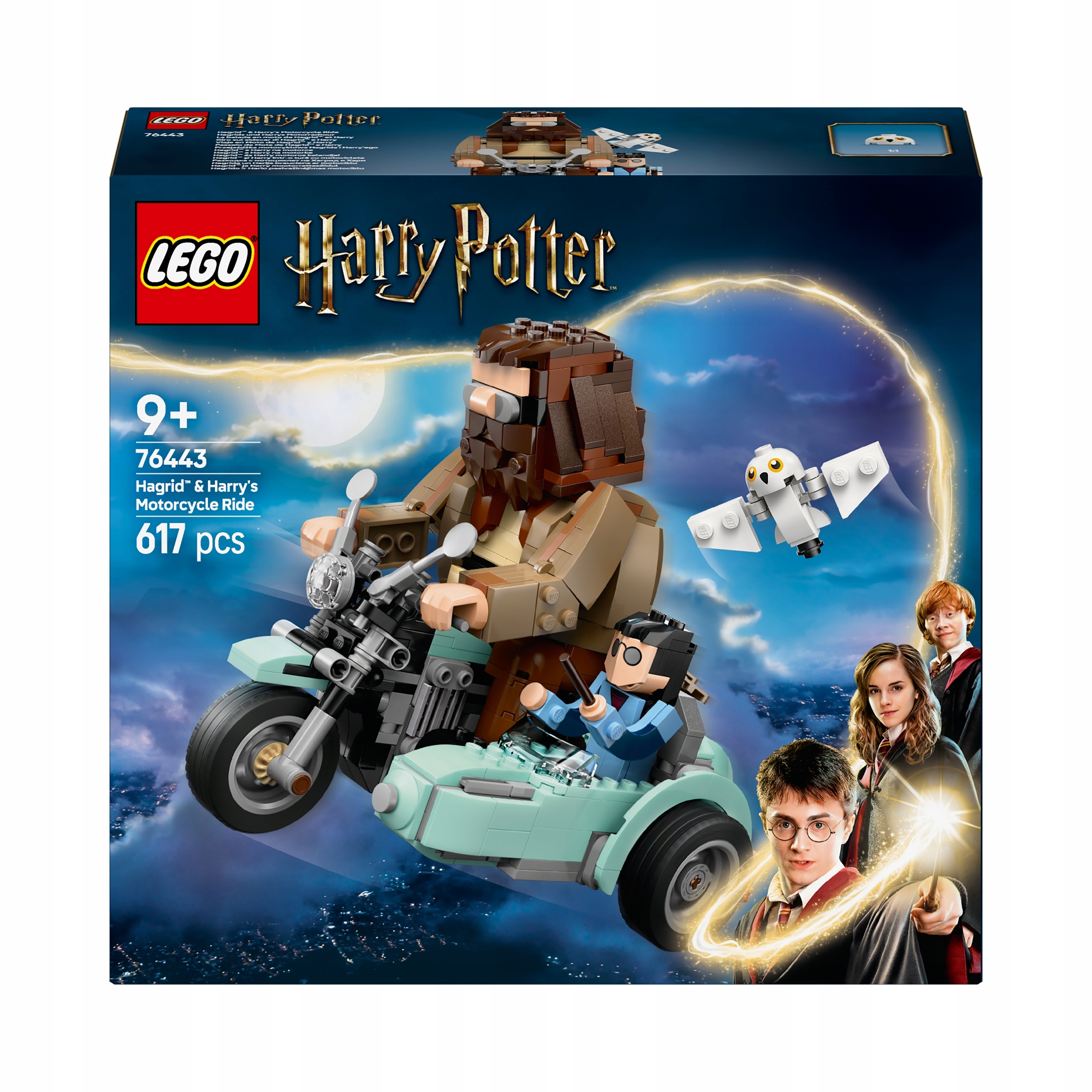 Lego Harry Potter 76443 Motocyklová jízda Hagrida a Harryho Dárek