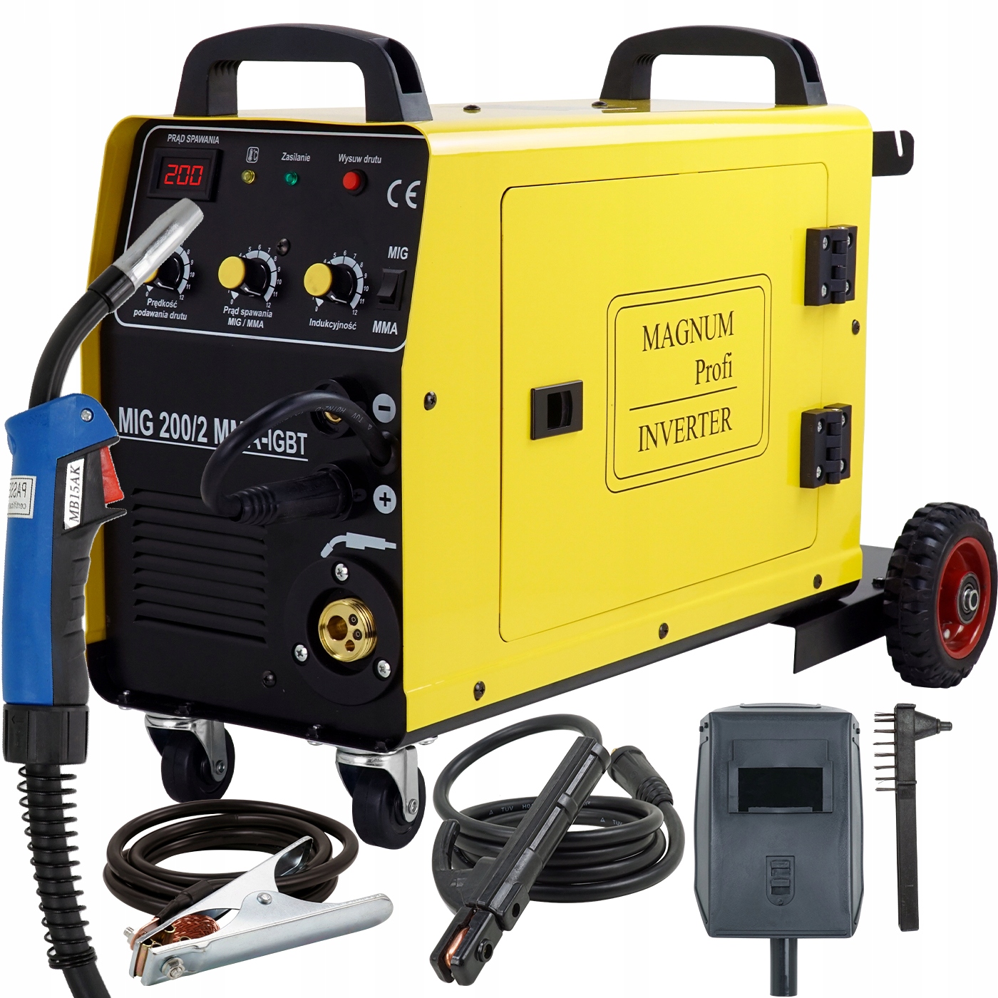 Spawarka MIGOMAT inwertorowy MIG MAG MMA 230V 400V (MAGNUM MIG 200/2