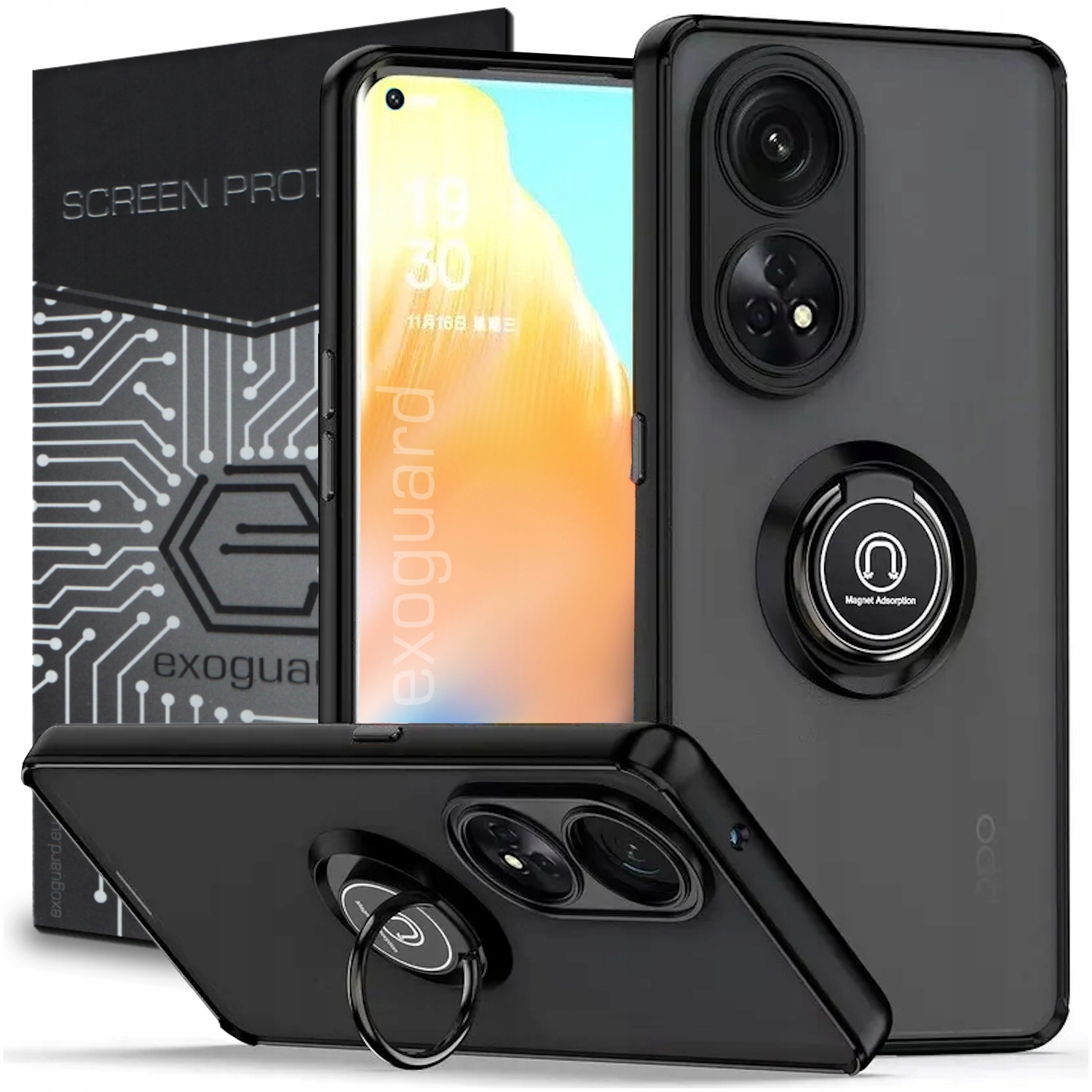 

Etui Pancerne Case Cover+szkło do Oppo Reno 8T 4G