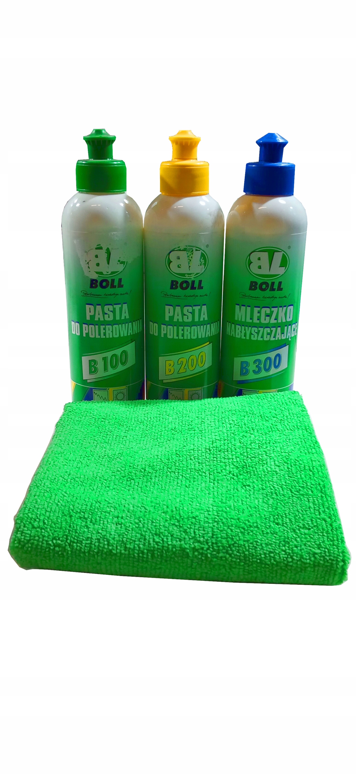 

Boll Zestaw Polerski Pasta Mleczko Mikrofaza