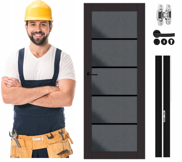 Drzwi Loftowe Roma LOFT 10 z Ościeżnicą Stałą