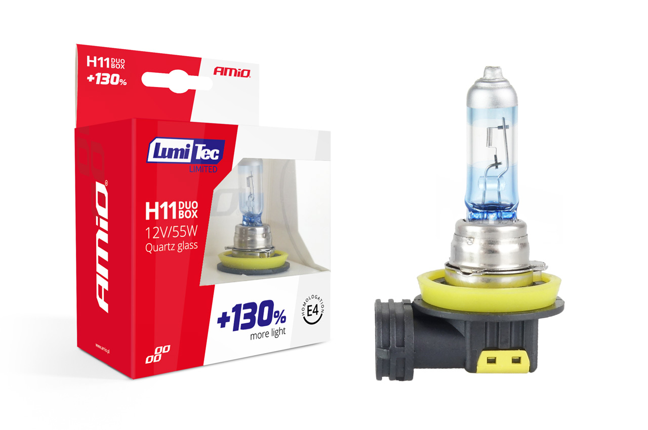 

Zestaw Żarówek H11 12V 55W Lumitec Limited 130%
