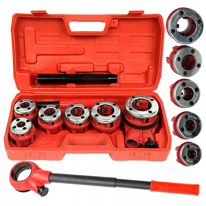 SILVER ZESTAW GWINTOWNICA DO RUR 6ELEMENTÓW HYDRAULICZNA NARZYNKI S10432 EAN (GTIN) 5907589360264