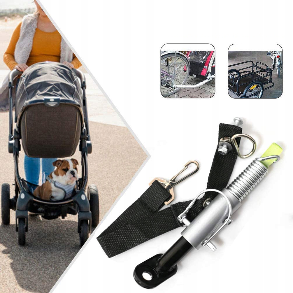 ADAPTER DO PRZYCZEPKI ROWEROWEJ, HAK HOLOWNICZY Kolor dominujący czarny