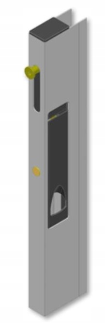 23452345 - БОРТОВАЯ СТОЙКА CRAFTER TRANSPORTER TGE 400MM ЛЕВАЯ