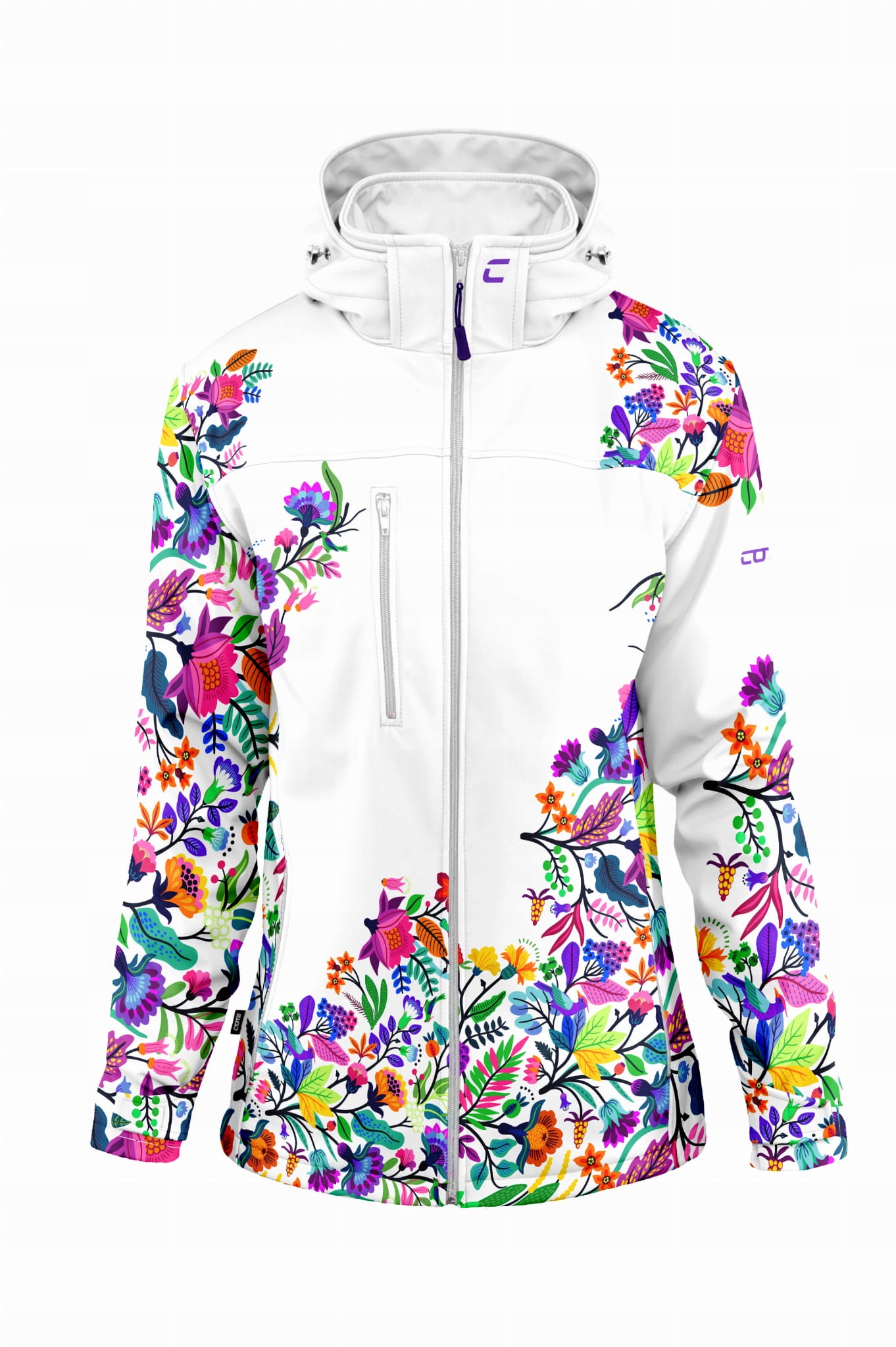 Damska Kurtka Softshell FOLK WHITE