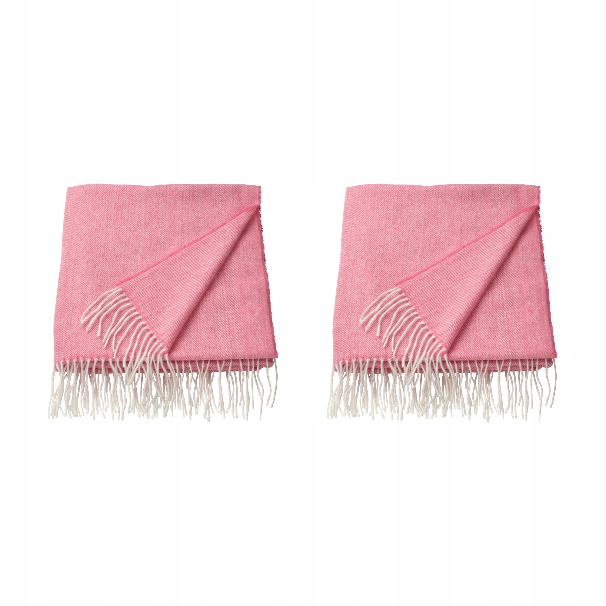 2 ks Holmvi Pled růžový 120 x 160 cm