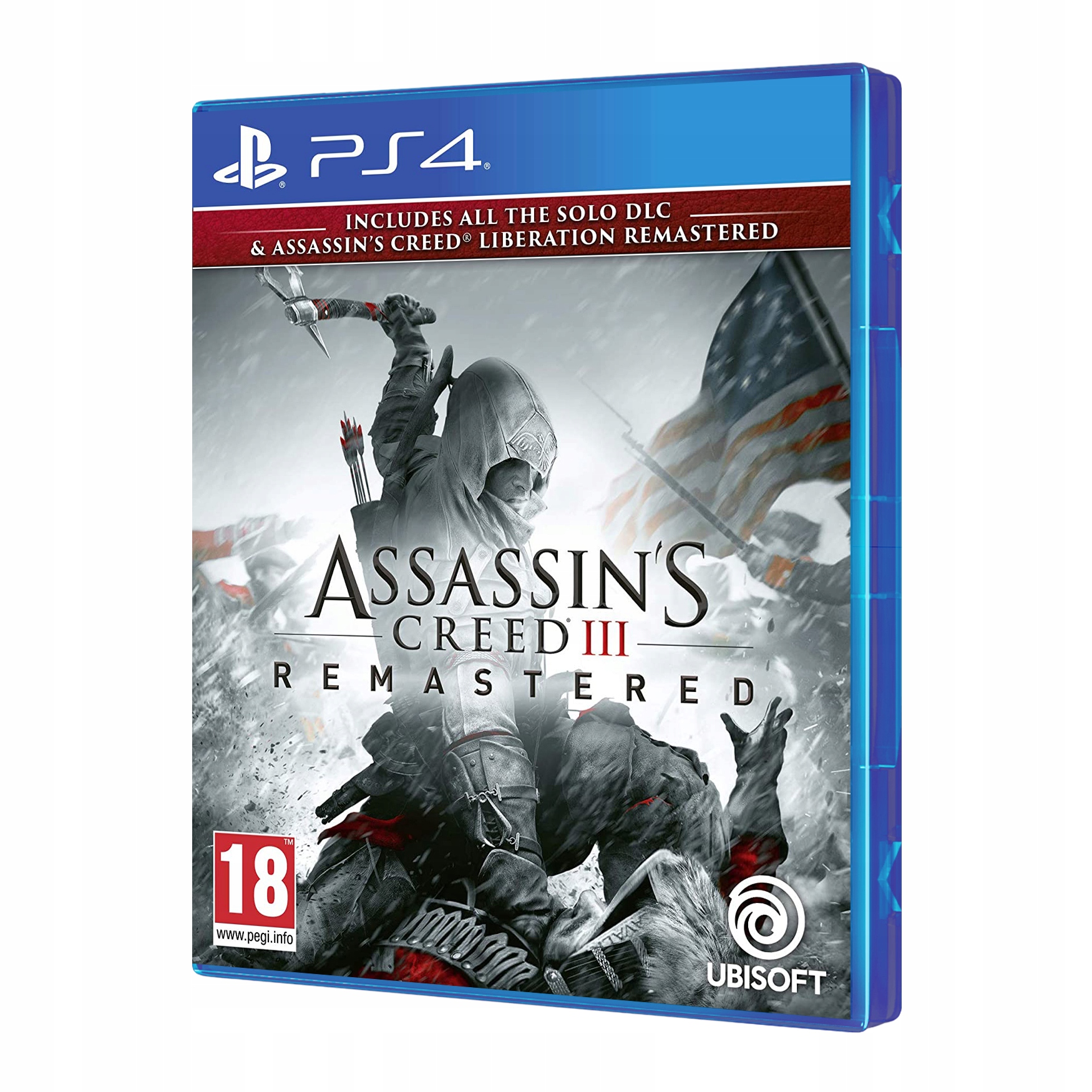 Assassin's Creed III & Liberation Remastered PlayStation 4 (PS4) pudełkowa