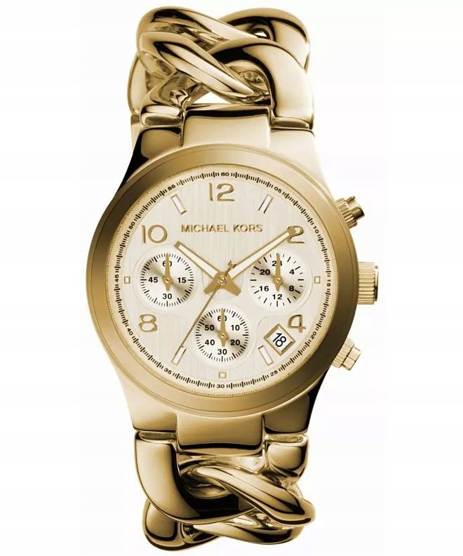 Dámské hodinky Michael Kors Chronograph MK3131 – Zlato a lesk