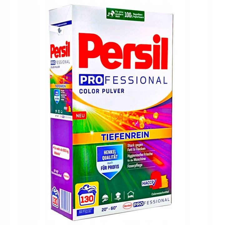 Persil Professional Color Pulver 7,8 kg 130 XXXL Prań Proszek Niemiecki