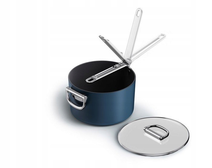 JJ-Rondel 23 cm se sklopnou rukojetí víko Space