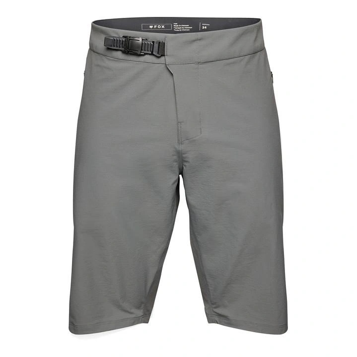 Kraťasy cyklistické kraťasy Fox Ranger Digi Image Dark Shadow šedé, odolné