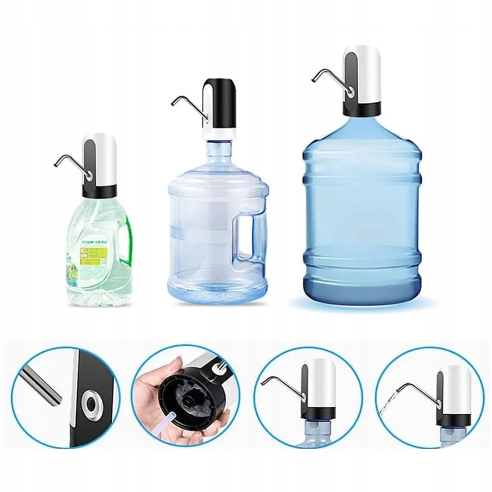 ELEKTRYCZNA POMPKA DO WODY USB DO BUTLI DYSTRYBUTOR DOZOWNIK AKUMULATOROWA Kod producenta 01