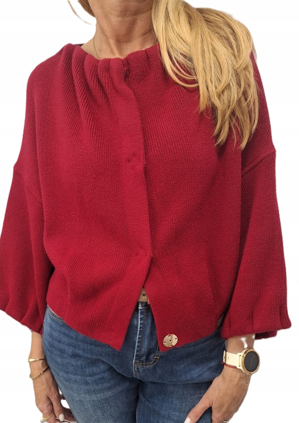 Bomber bunda Cocomore , bolero, kardigan, vínová