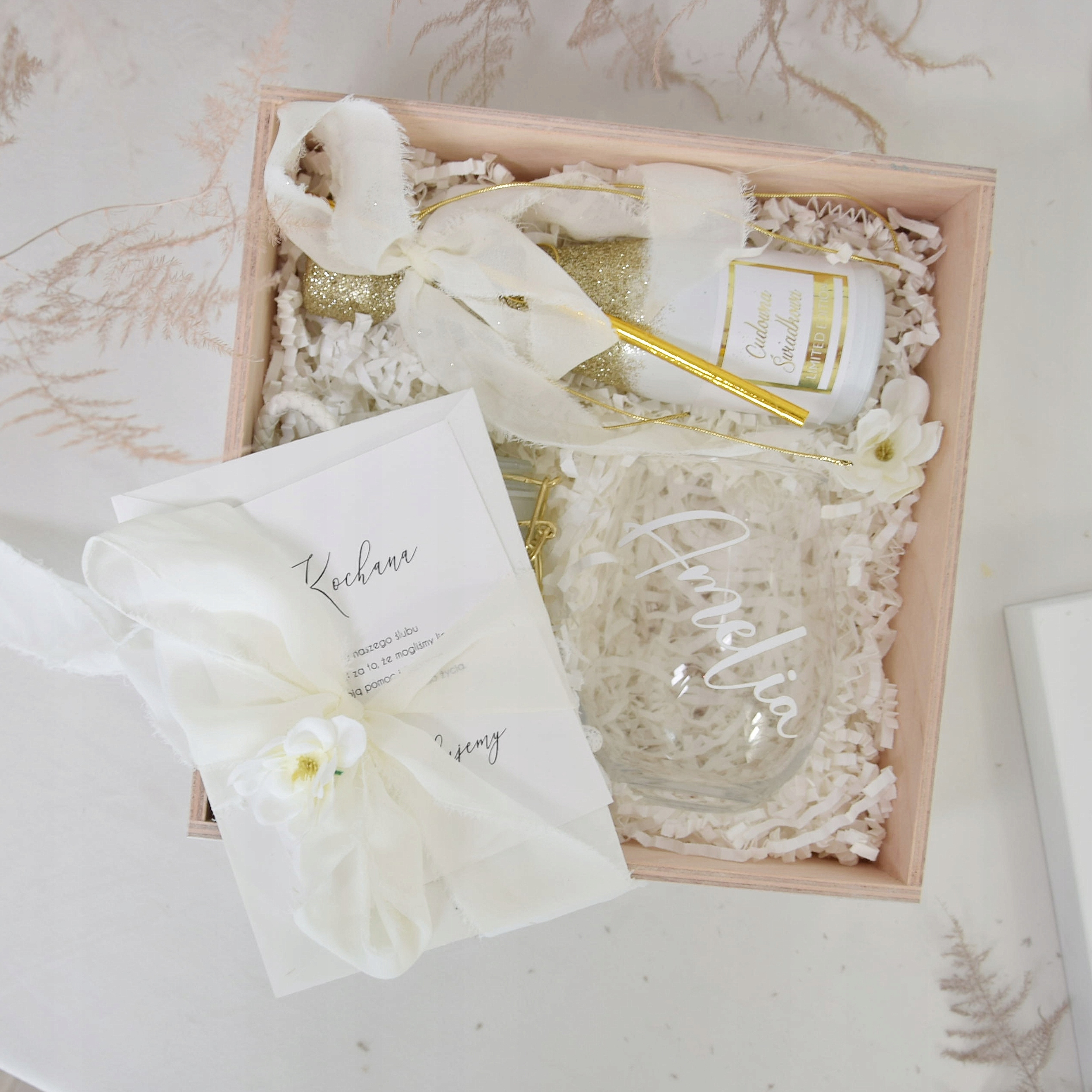 Podziękowanie dla świadkowej ślub box prezentowy B Liczba sztuk 1 szt.