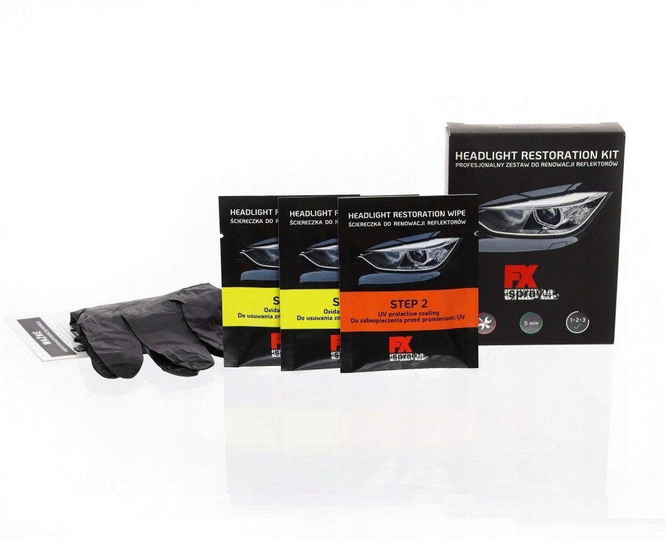 ZESTAW DO REGENERACJI LAMP RENOWACJI REFLEKTORÓW