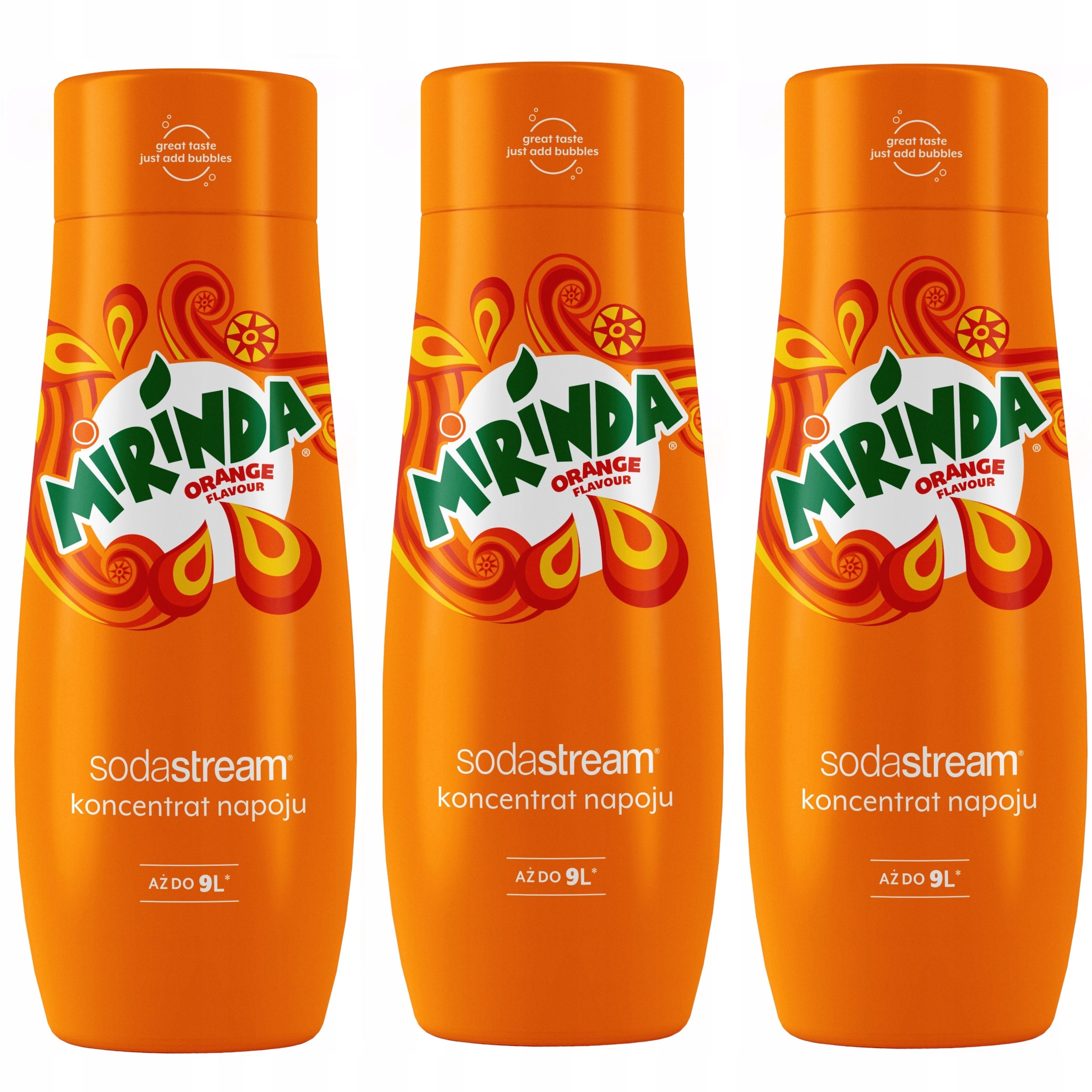 

Sodastream Zestaw koncentratów 3 x Mirinda, 440ml
