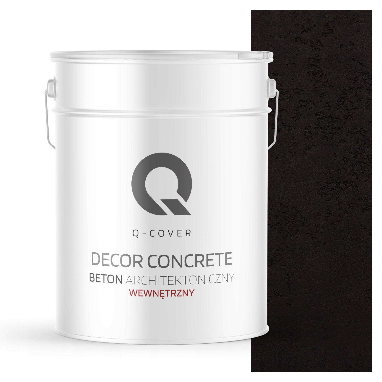 Vnitřní Architektonický Beton 10m2 15kg Černý RAL9005 Ozdobná Stěna