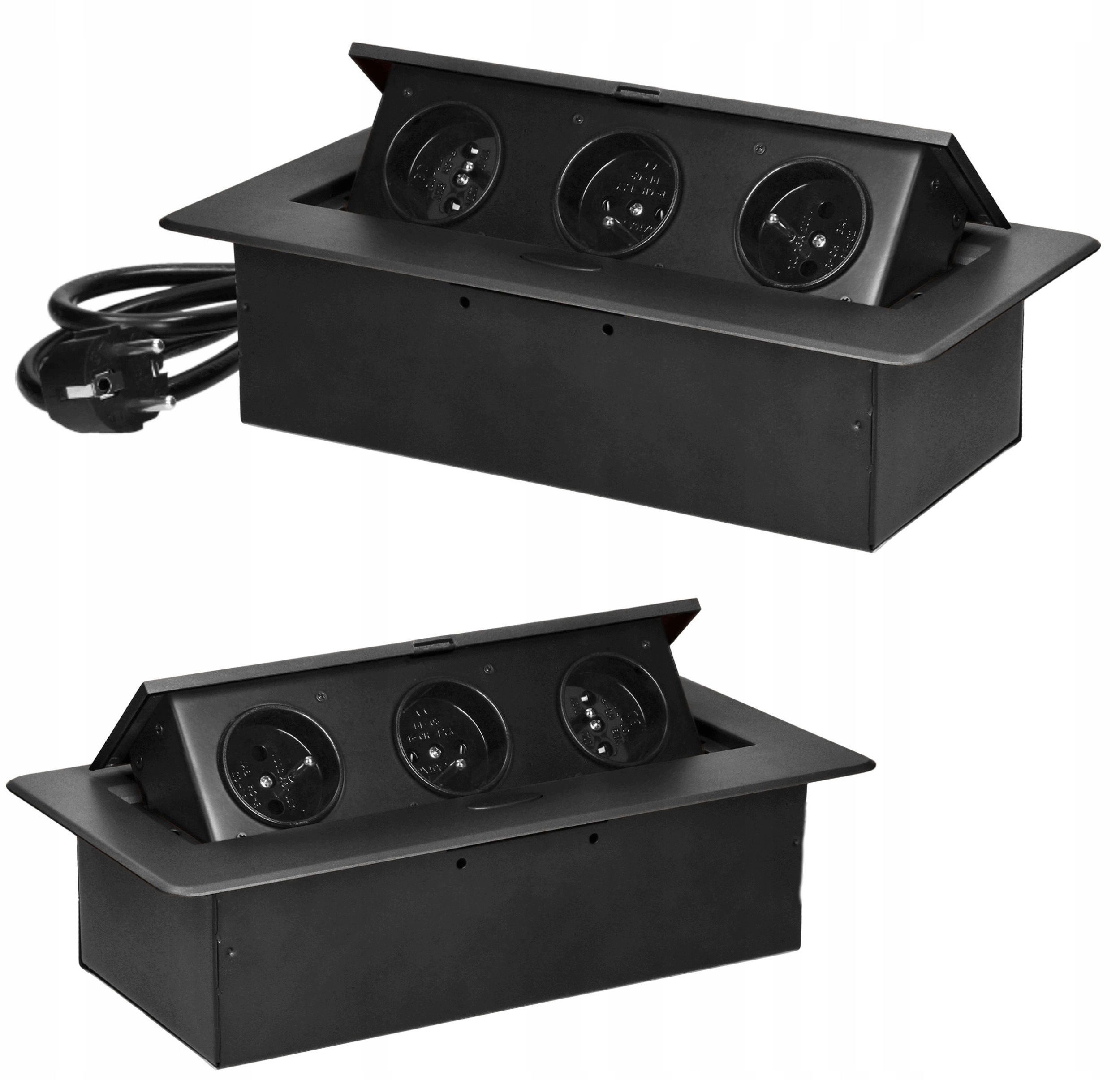 Elektrická Zásuvka na pracovní desku Orno šedá