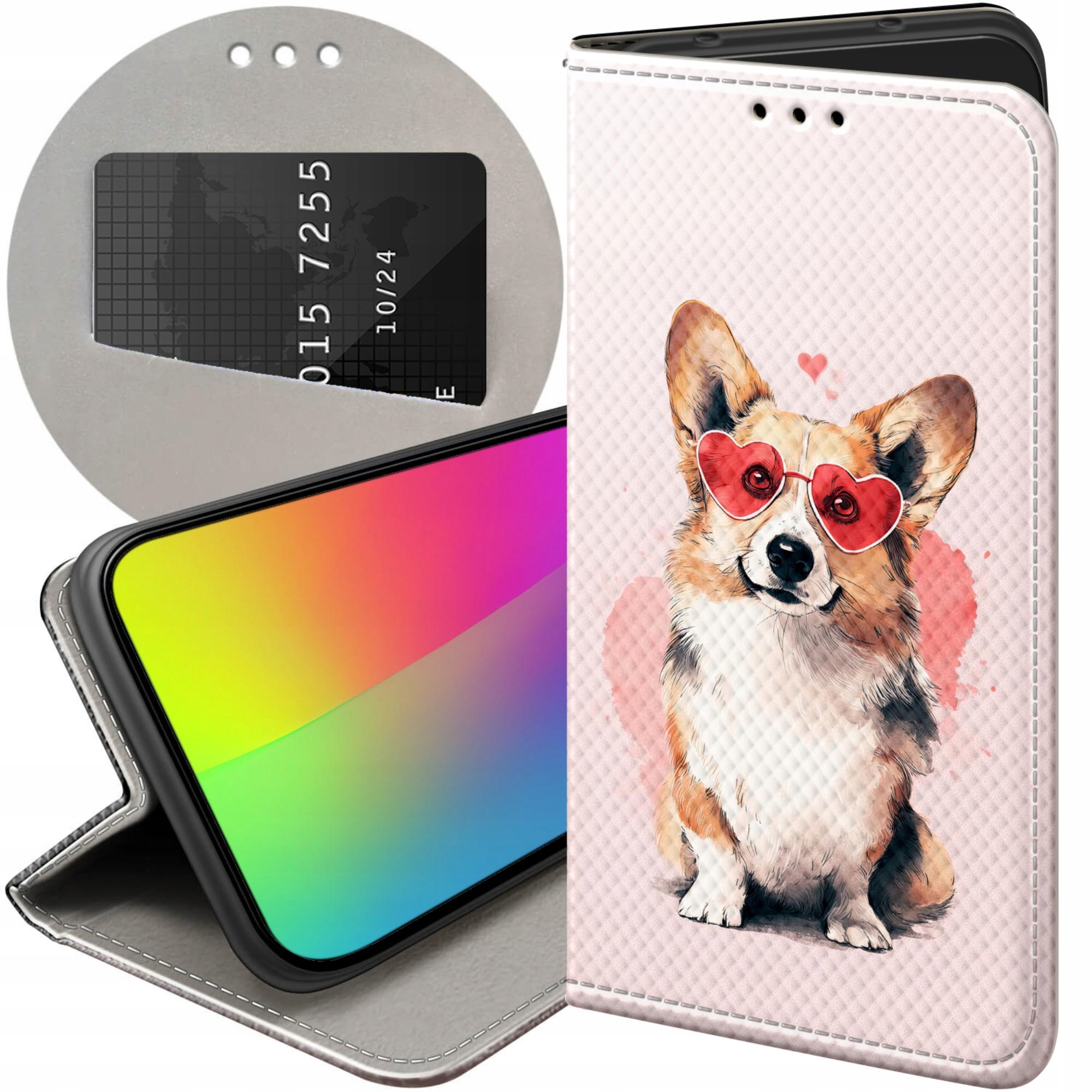 Etui Do Honor 400 Smart X7D 4G 5G Corgi Pieski Piesek Łapa Case