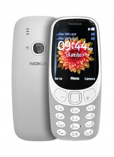 Telefon komórkowy Nokia 3310 (2017) TA-1030 Szary zaplombowany nowy
