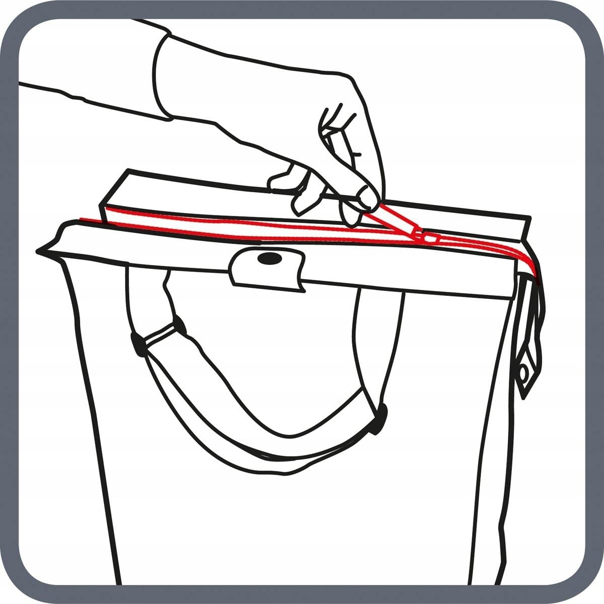 TORBA NA ZAKUPY KÓŁKACH SKŁADANA SKŁADANA NA RAMIE GIMI 38L POJEMNA MOCNA Kolor zielony